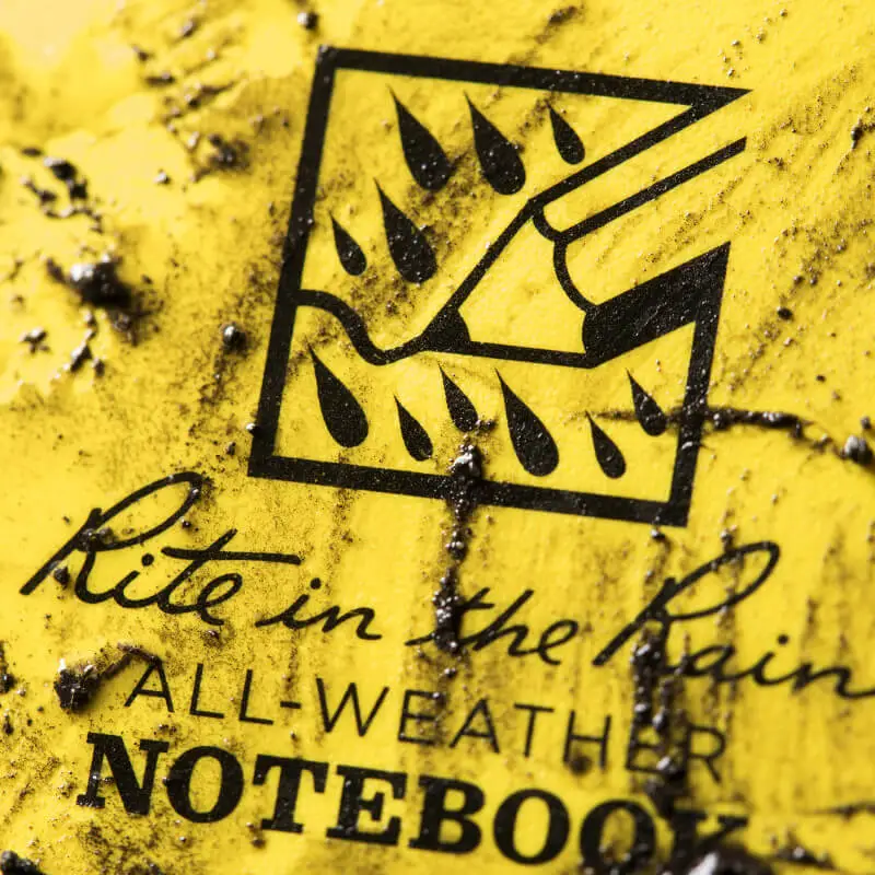 Rite In The Rain - 3 X 5 NOTEBOOK Yellow 5 Rite In The Rain - 3 X 5 NOTEBOOK Yellow - Bilde 3