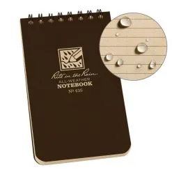 Rite In The Rain - 3 X 5 NOTEBOOK Brown