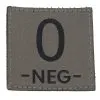 Velcro Patch Blood Type 45x45mm O Neg 2 Velcro Patch Blood Type 45x45mm O Neg -Sikkerhetsutstyr Salg 305270136