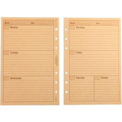 Rite In The Rain - LOOSE LEAF - Calender Pack Weekly - TAN -Sikkerhetsutstyr Salg 321b0f55b3187c6bc7c246ee2637