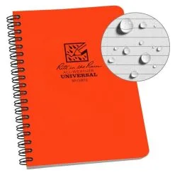 Rite In The Rain - Side Spiral Notebook Orange