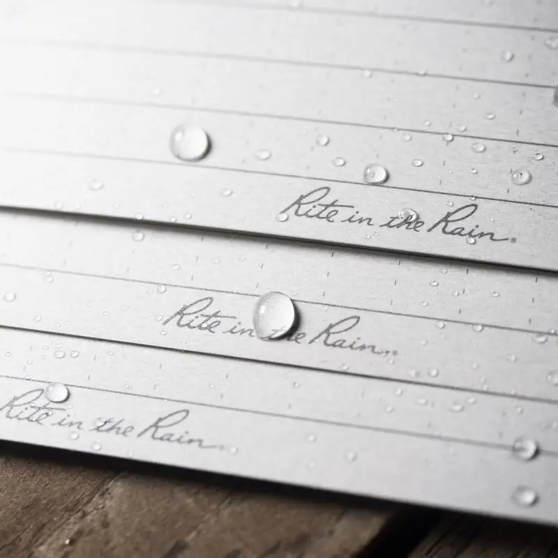 Rite In The Rain - Index Cards, 100 Pack Gray 4 Rite In The Rain - Index Cards, 100 Pack Gray - Bilde 2