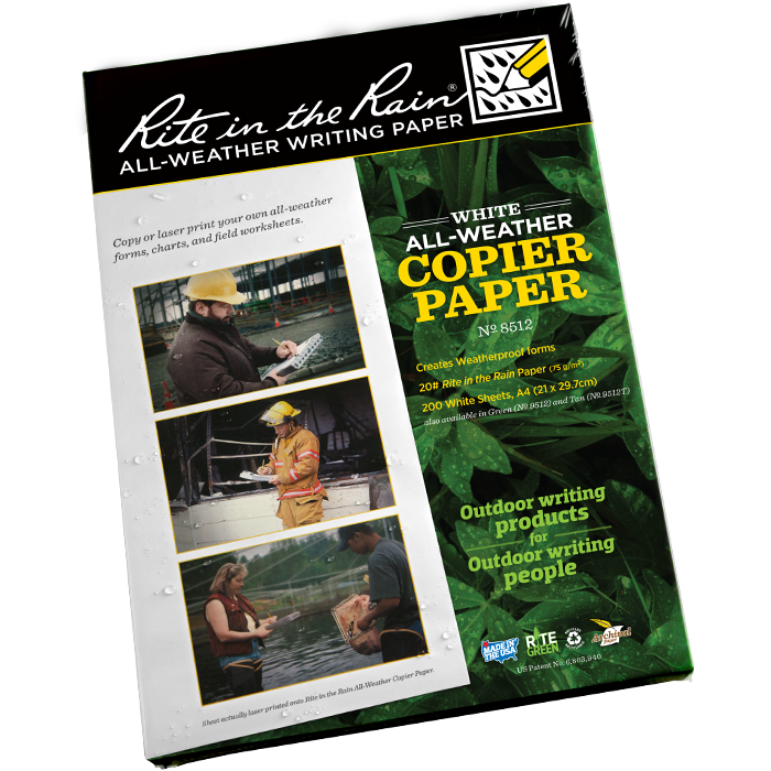 Rite In The Rain - Copier Paper, White, A4, 200 Sheets 3 Rite In The Rain - Copier Paper, White, A4, 200 Sheets