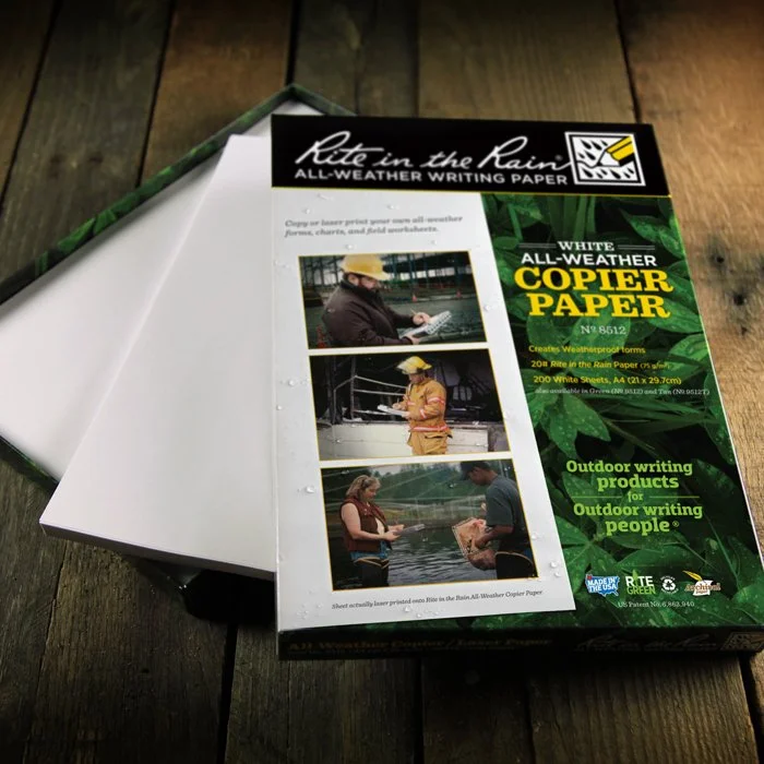 Rite In The Rain - Copier Paper, White, A4, 200 Sheets 4 Rite In The Rain - Copier Paper, White, A4, 200 Sheets - Bilde 2