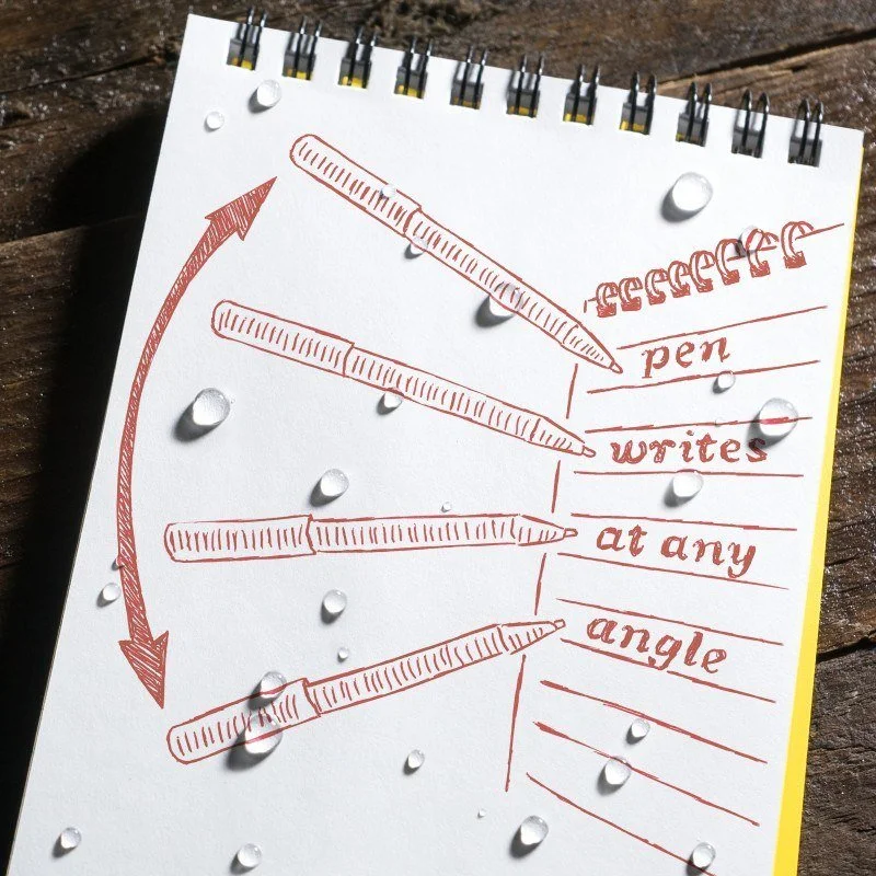 Rite In The Rain - All Weather Pen - Clicker - Plastic - Red Ink 4 Rite In The Rain - All Weather Pen - Clicker - Plastic - Red Ink - Bilde 2