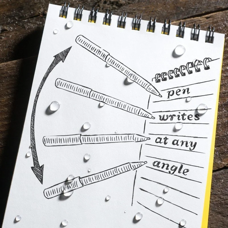 Rite In The Rain - All Weather Pen - Clicker - Metal - Flat Dark Earth - Black Ink 4 Rite In The Rain - All Weather Pen - Clicker - Metal - Flat Dark Earth - Black Ink - Bilde 2