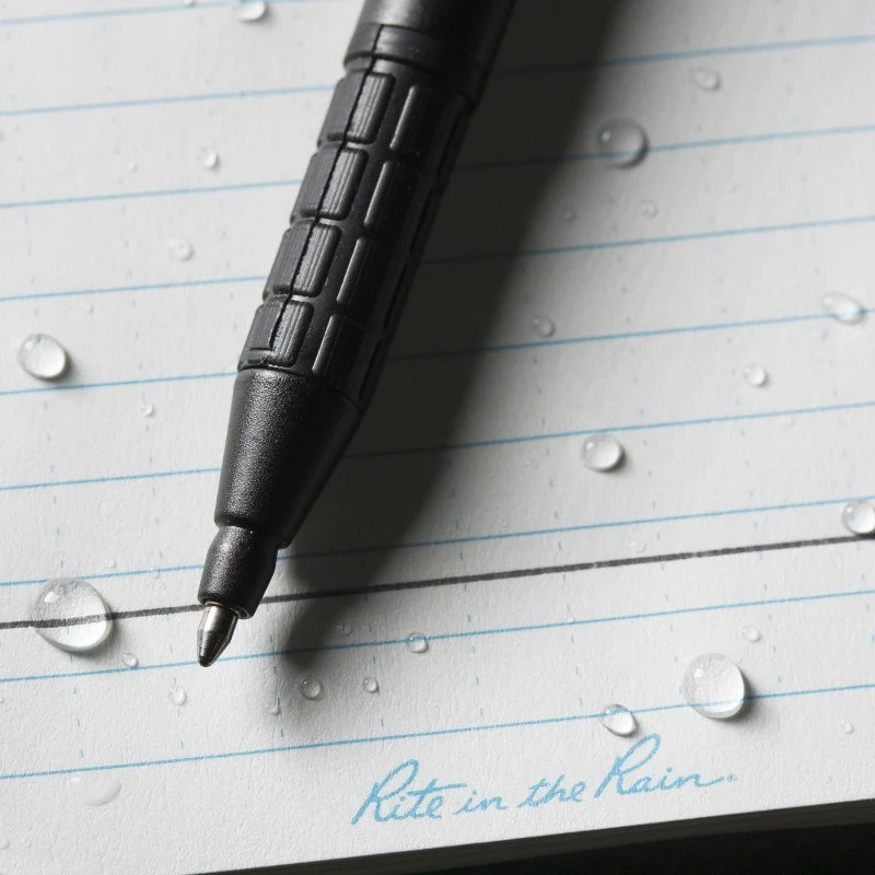 RITE IN THE RAIN - ALL WEATHER PEN - TREKKER - METAL - BLACK INK 6 RITE IN THE RAIN - ALL WEATHER PEN - TREKKER - METAL - BLACK INK - Bilde 4