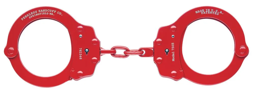 Peerless - Handcuffs, Chained Red 3 Peerless - Handcuffs, Chained Red