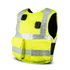 PPSS - Stab Vest Overt Carrier HiViz Yellow (Carrier Only)