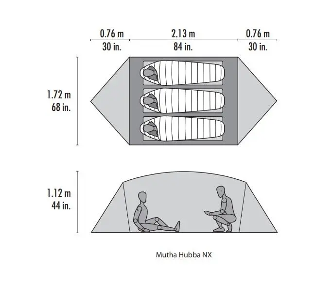 MSR - Hubba Hubba NX Tent, 3 Pax, Green 5 MSR - Hubba Hubba NX Tent, 3 Pax, Green - Bilde 3