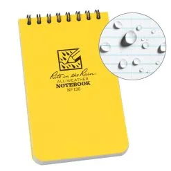 Rite In The Rain - 3 X 5 NOTEBOOK Yellow
