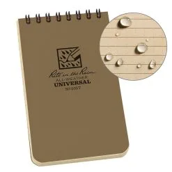 Rite In The Rain - 3 X 5 NOTEBOOK Tan