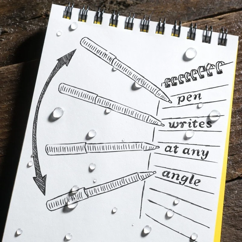 Rite In The Rain - Durable Clicker Pen Orange, Black Ink 5 Rite In The Rain - Durable Clicker Pen Orange, Black Ink - Bilde 3