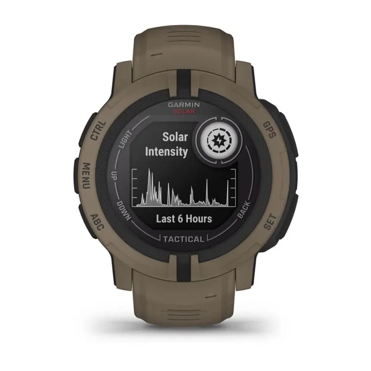 Garmin - Instinct 2, Solar, Tactical Edition, Coyote Tan 4 Garmin - Instinct 2, Solar, Tactical Edition, Coyote Tan - Bilde 2